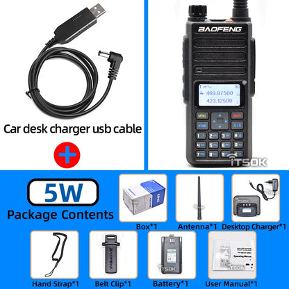 Talkie-Walkie Baofeng DR-1801UV - DMR Longue Portée Dual Band - BLACKBEARD OUTDOOR INDUSTRIES