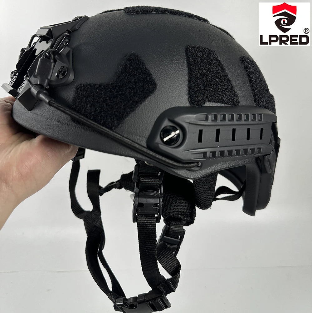 Casque Balistique Tactique LPRED Fast 4.0 - Léger, Certifié CE
