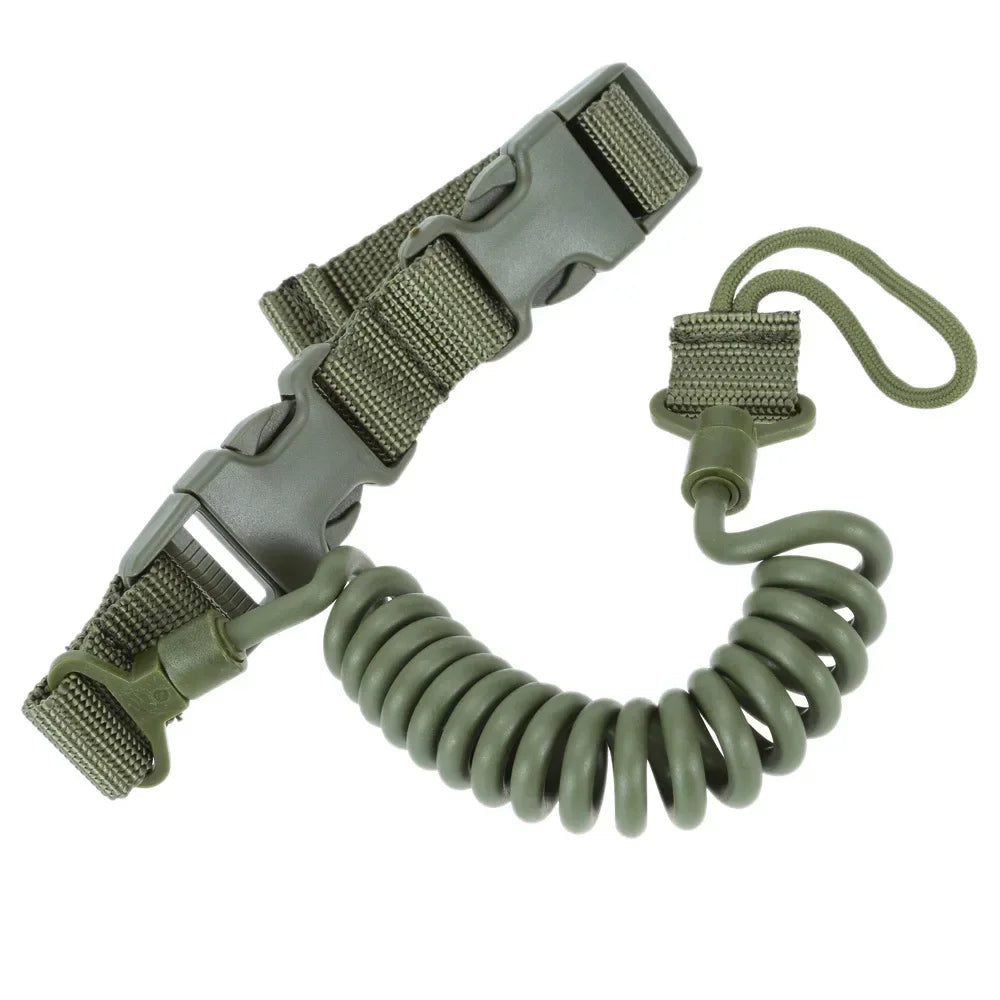 Lanière Tactique Militaire Multi-usage avec Ressort – Sangle de Pistolet Sécurisée et Sangle de Fusil, Accessoires pour Tir, Chasse et Shooting BLACKBEARD OUTDOOR INDUSTRIES