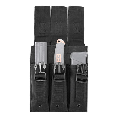 Porte-chargeur MP5 de cuisse triple en nylon 600D