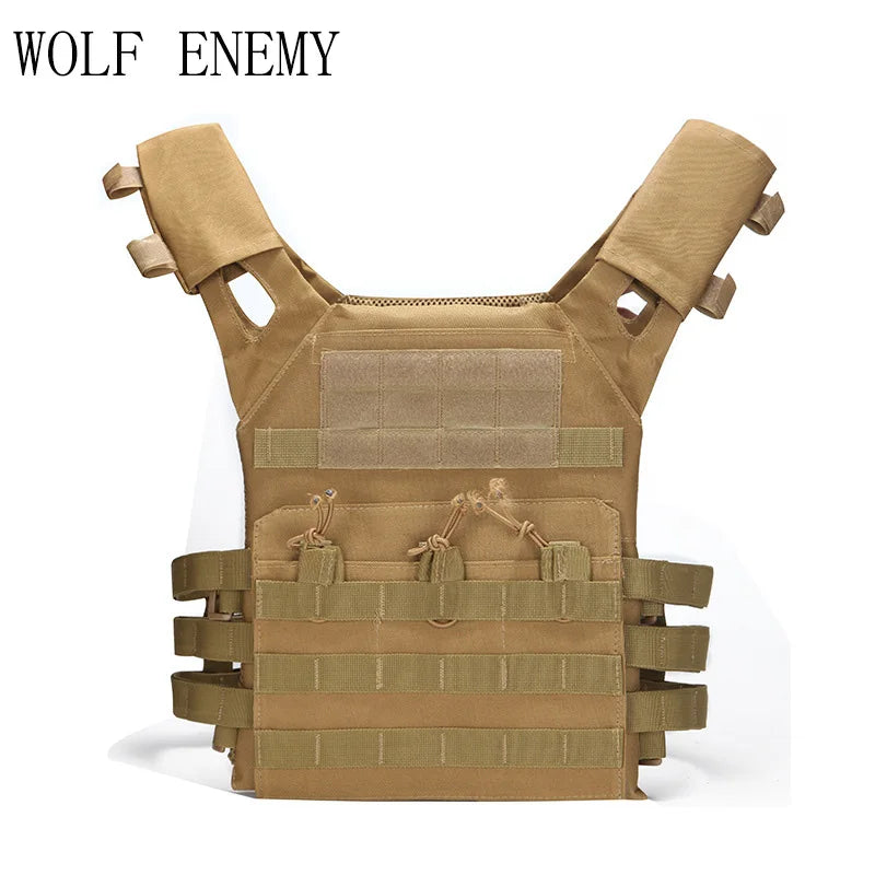 Gilet Tactique MOLLE 1000D – Version Simplifiée Porte-Plaques de Chasse, Protection et Armure de Corps avec Poches pour Munitions BLACKBEARD OUTDOOR INDUSTRIES