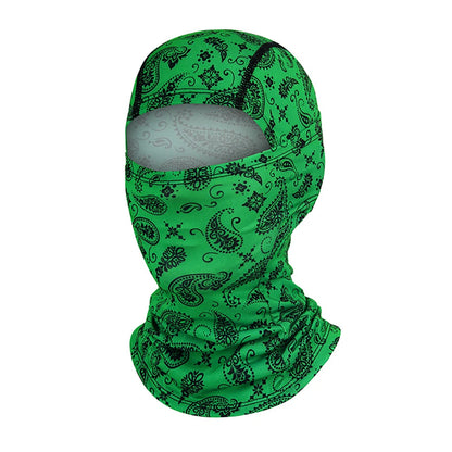 Cagoule anti-UV vélo et moto, masque visage et cou