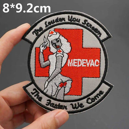 Patch Médical Tactique Brodé - BLACKBEARD OUTDOOR INDUSTRIES