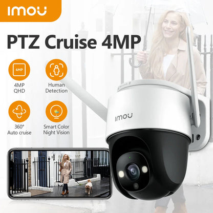 Caméra extérieure IMOU Cruiser 2 – 3MP | Vision nocturne couleur intelligente | Wi-Fi | Étanchéité IP66 | Détection humaine IA Ma boutique