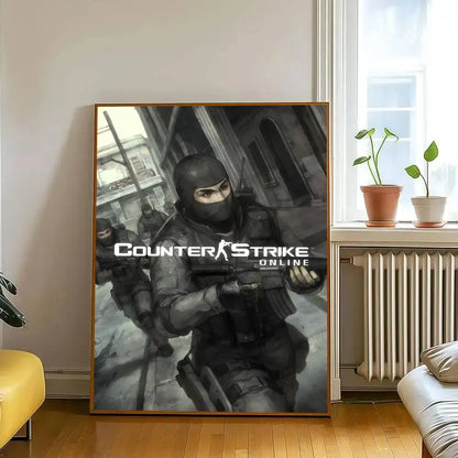 Poster Counter-Strike CS2 – Affiche Murale HD Gaming, Décoration Salon, Bureau & Chambre (Sans Cadre)