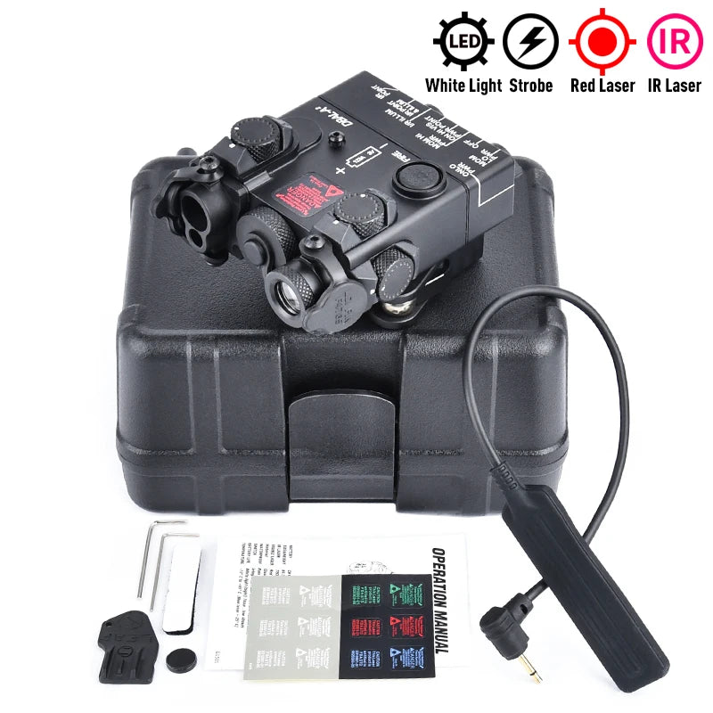 WADSN DBAL-A2 – Combo Laser IR / Rouge / Vert / Bleu + Lampe M300 / M600 + Switch AXON, Rail 20mm