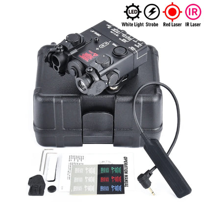 WADSN DBAL-A2 – Combo Laser IR / Rouge / Vert / Bleu + Lampe M300 / M600 + Switch AXON, Rail 20mm