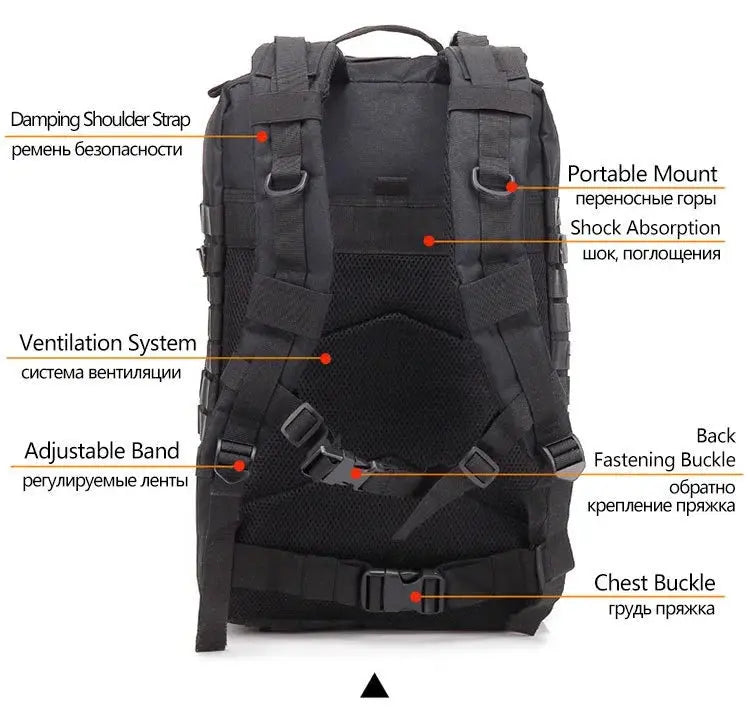 Sac à Dos Tactique MOLLE ReFire Gear – 30L / 50L Ma boutique