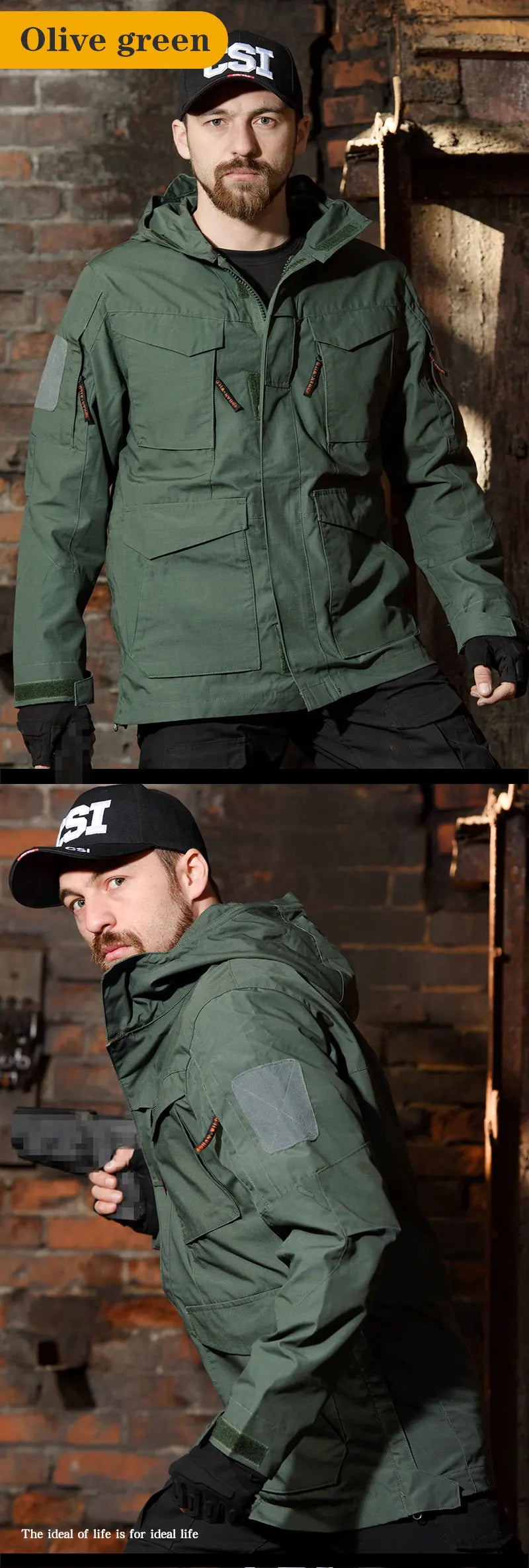 Veste Tactique Homme M65 | HAN WILD – Imperméable, Coupe-Vent, Multifonction - BLACKBEARD OUTDOOR INDUSTRIES