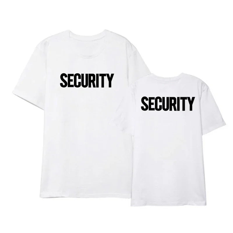 T-shirt de Sécurité avec Impression Avant et Arrière - T-shirt Homme de Uniforme pour Événements, Couvre-Vêtement, Manches Courtes - BLACKBEARD OUTDOOR INDUSTRIES