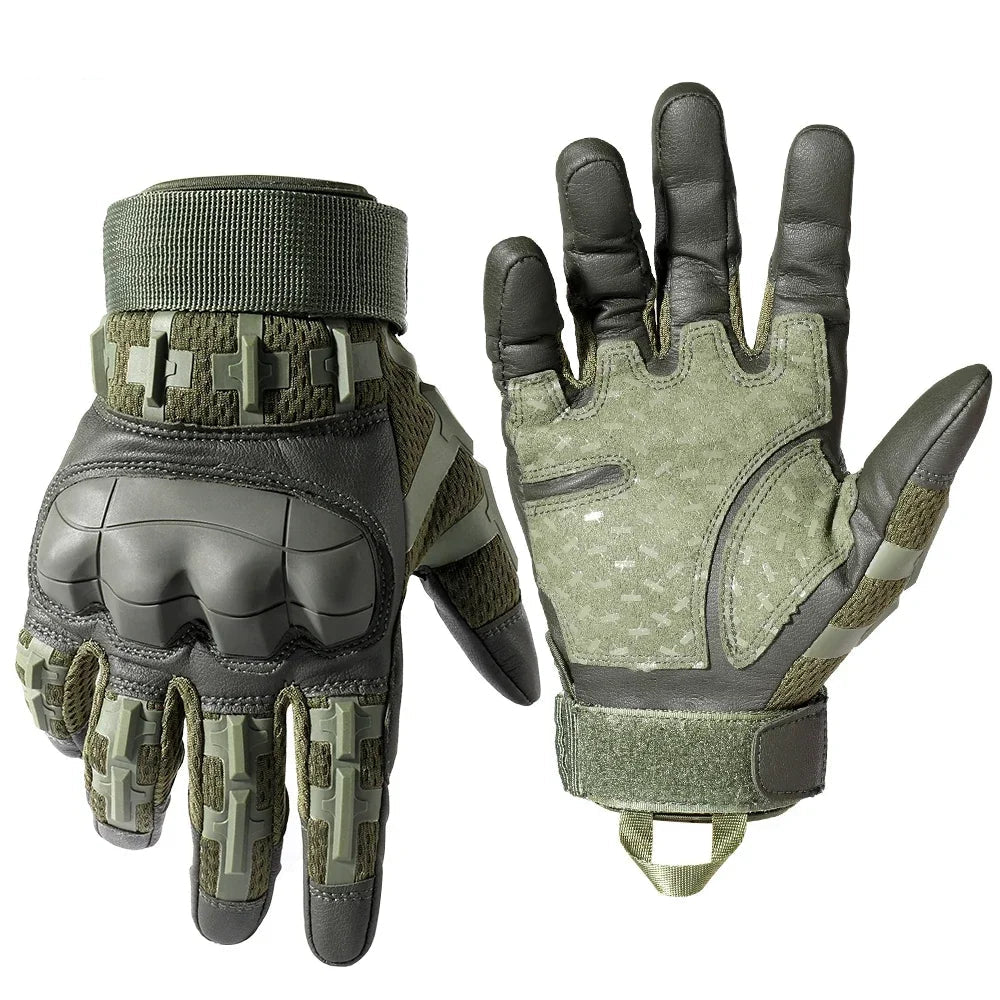Gants Tactiques écran Tactile – Coque Rigide, Antidérapants, Doigts Complets ou Coupés