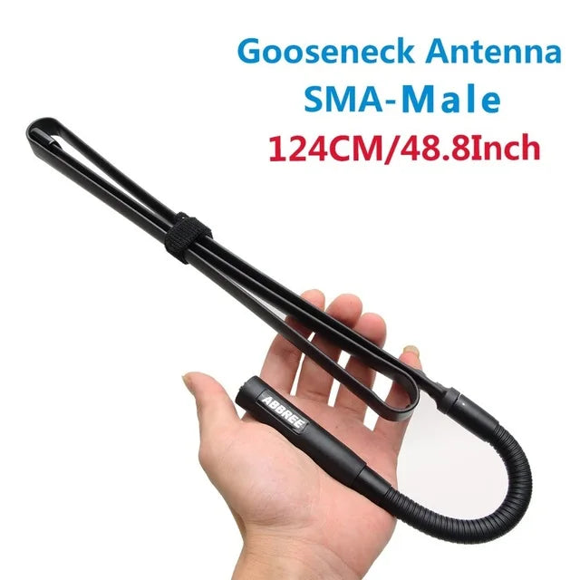 ABBREE AR-152 / AR-148 – Antenne Tactique avec Câble Coaxial SMA-Femelle pour Baofeng UV-5R / UV-82 / UV-9R Plus - BLACKBEARD OUTDOOR INDUSTRIES