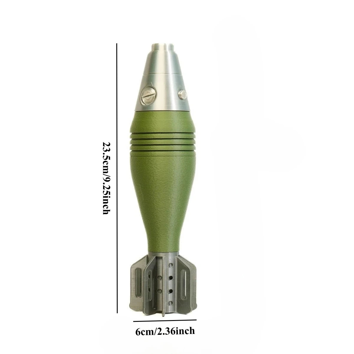 Réplique Obus Mortier M2 60mm Imprimé 3D – Prop Formation Airsoft, Milsim & Déco Militaire