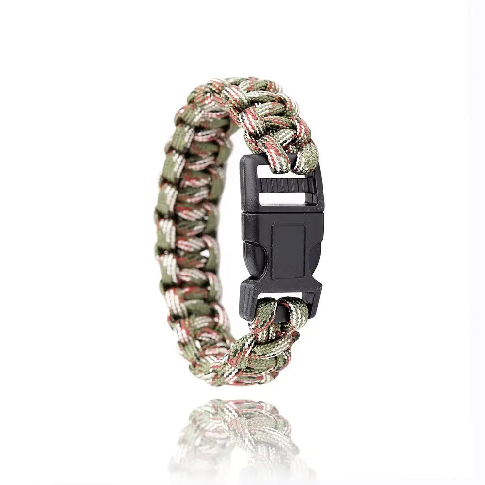 Bracelet Paracorde Tactique 7 Brins – Mode Homme – Corde de Parachute 4 mm – Survie & Urgence – Camping & Randonnée - BLACKBEARD OUTDOOR INDUSTRIES