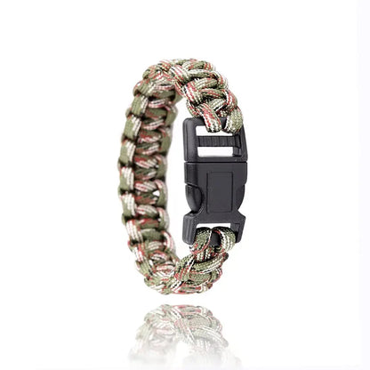 Bracelet Paracorde Tactique 7 Brins – Mode Homme – Corde de Parachute 4 mm – Survie & Urgence – Camping & Randonnée - BLACKBEARD OUTDOOR INDUSTRIES