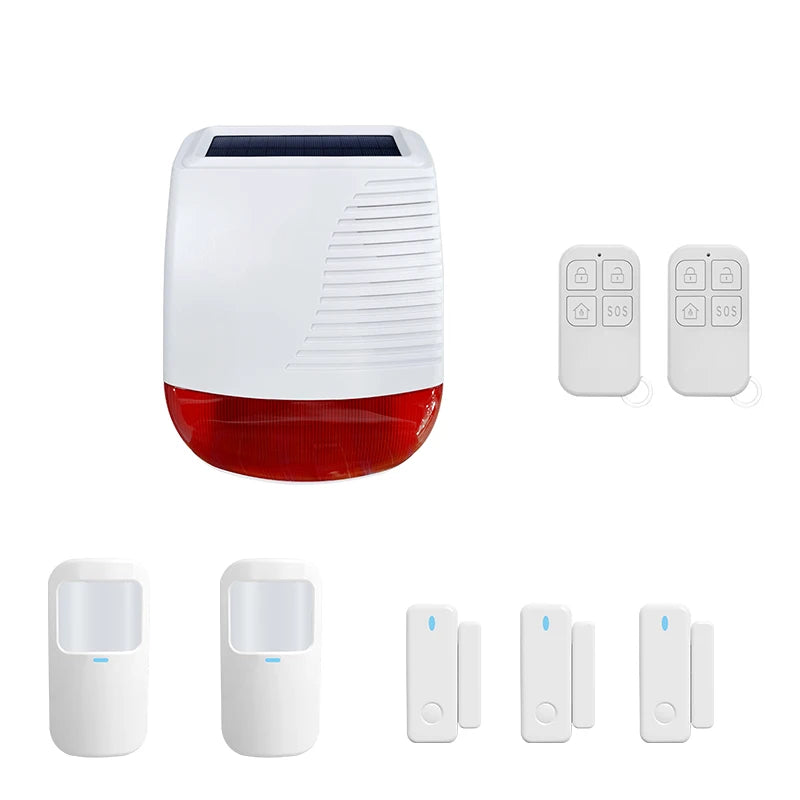 Sirène Solaire Extérieure Sans Fil 433MHz — Alarme Stroboscopique Étanche 110dB - BLACKBEARD OUTDOOR INDUSTRIES