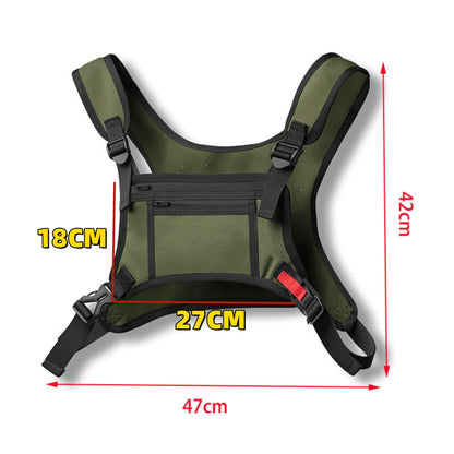 Sacoche de torse sport légère avec rangement téléphone