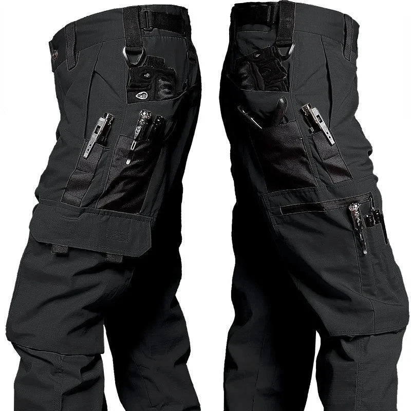 Pantalon Cargo Homme Résistant à l'Usure — Multi-poches, Coupe Droite, Style Tactique et Décontracté - BLACKBEARD OUTDOOR INDUSTRIES
