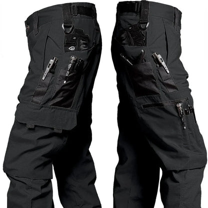 Pantalon Cargo Homme Résistant à l'Usure — Multi-poches, Coupe Droite, Style Tactique et Décontracté - BLACKBEARD OUTDOOR INDUSTRIES