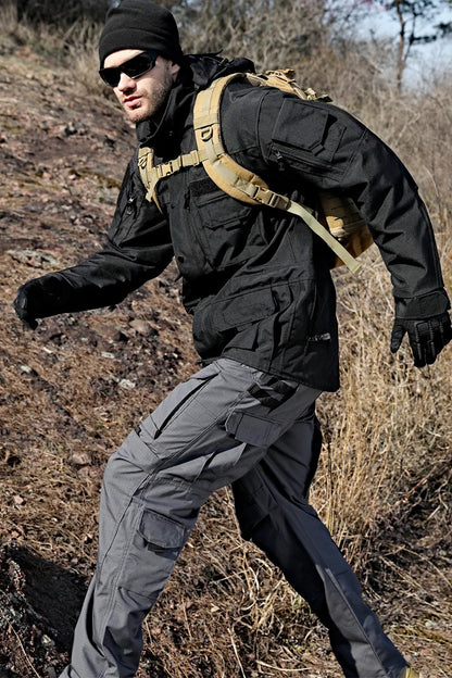 Manteau Trench Militaire Tactique Long et Moyen - Veste Extérieure Résistante et Imperméable - BLACKBEARD OUTDOOR INDUSTRIES