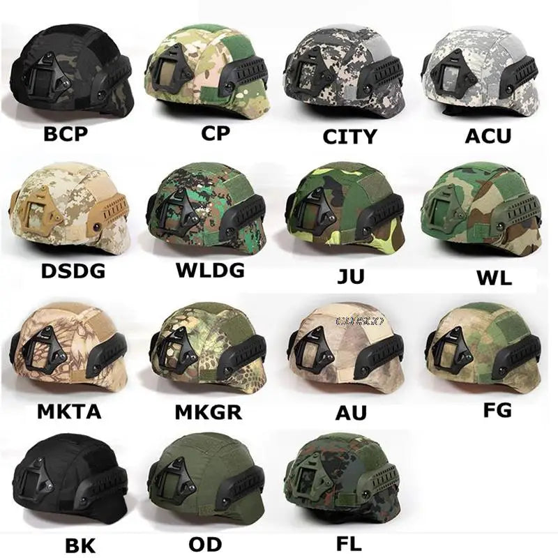 Housse de Casque Multicam pour Casque Tactical MICH 2000 – Airsoft & Tir - BLACKBEARD OUTDOOR INDUSTRIES