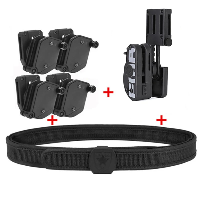 Kit IPSC Ceinture + Holster CR Speed + Porte-Chargeur ABS – Tir Sportif