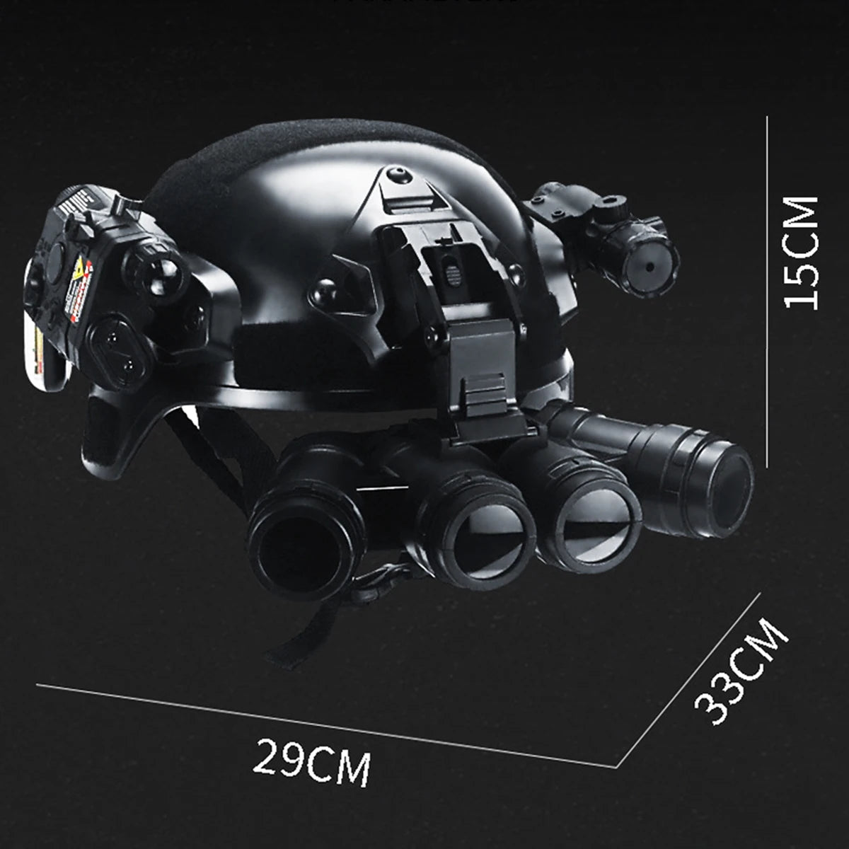 Kit Casque Tactique Enfant Airsoft – Vision Nocturne, Lampe & Visée Laser Multifontions - BLACKBEARD OUTDOOR INDUSTRIES