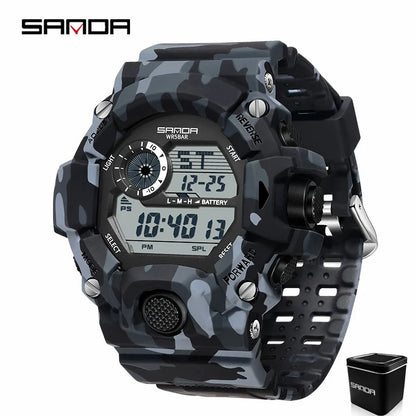 SANDA 2183 – Montre Électronique Homme - BLACKBEARD OUTDOOR INDUSTRIES