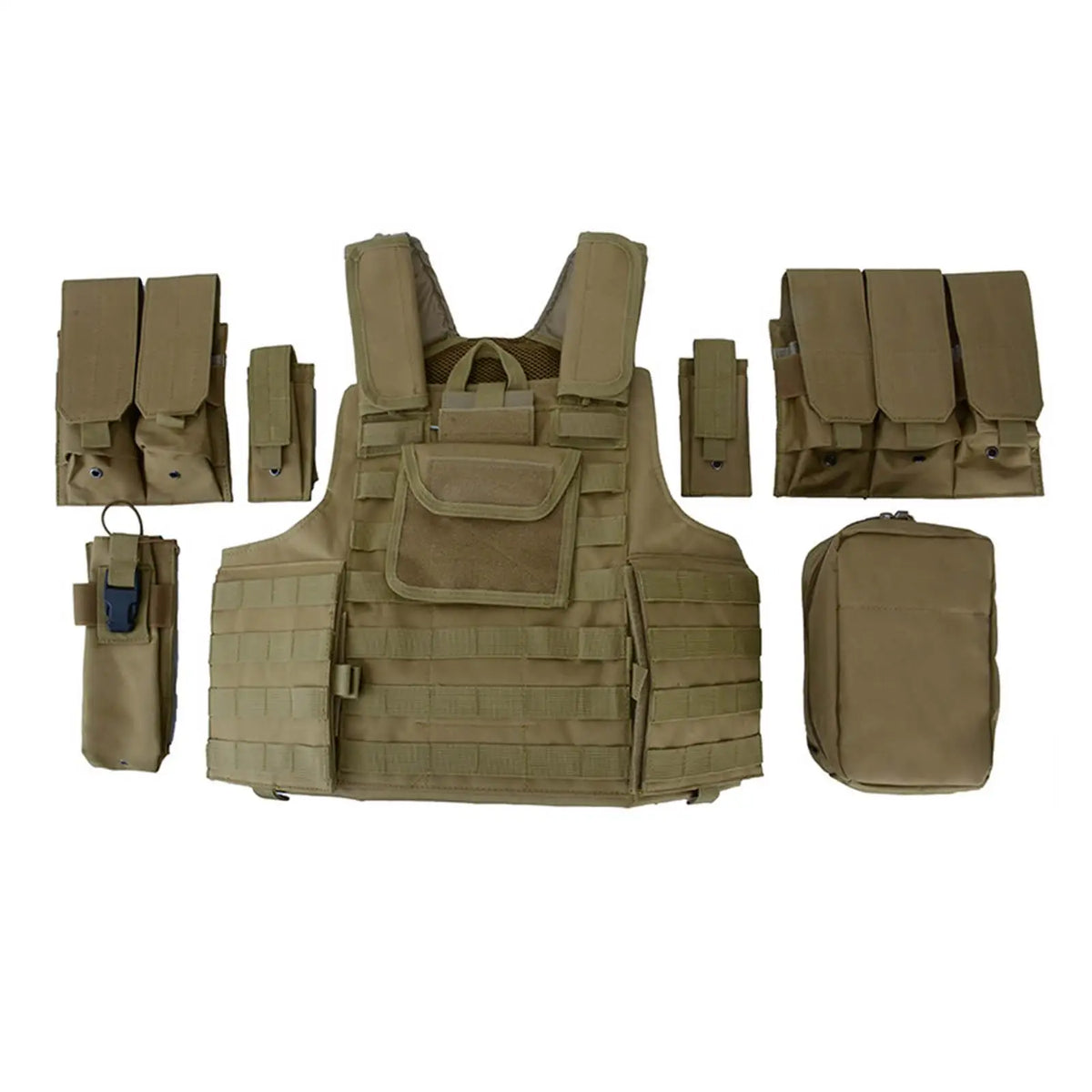Gilet tactique d'entraînement réglable à ouverture rapide