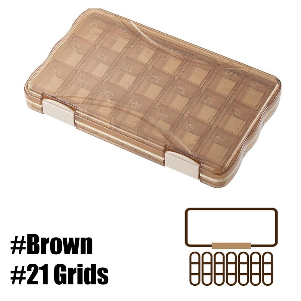 Pilulier Hebdomadaire 21/28 Cases Ma boutique