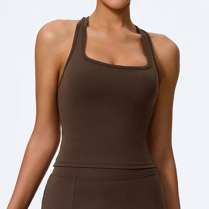 Débardeur Sport Femme Hearuisavy – Yoga Running Gym Séchage Rapide Maintien