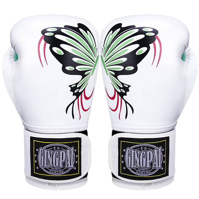 Gants de Boxe Femme & Enfant Cuir PU – Kickboxing, Muay Thai, Sparring | 6 à 12 oz | Rose, Blanc, Vert - BLACKBEARD OUTDOOR INDUSTRIES