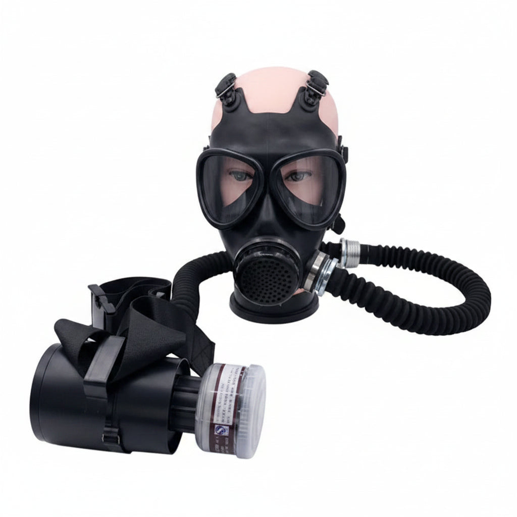 Masque à Gaz Type 87 – Respirateur Plein Visage À Adduction d'Air Électrique Rechargeable