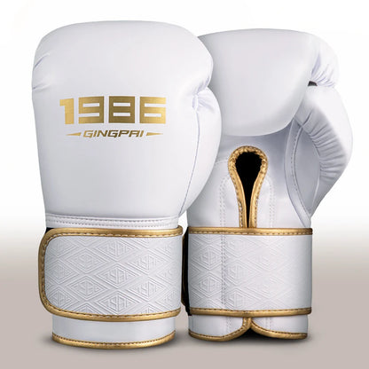 Gants de Boxe Professionnels Adulte Cuir PU – Sanda, Muay Thai, MMA, Sparring | 8 à 14 oz | Homme & Femme | 4 Coloris - BLACKBEARD OUTDOOR INDUSTRIES