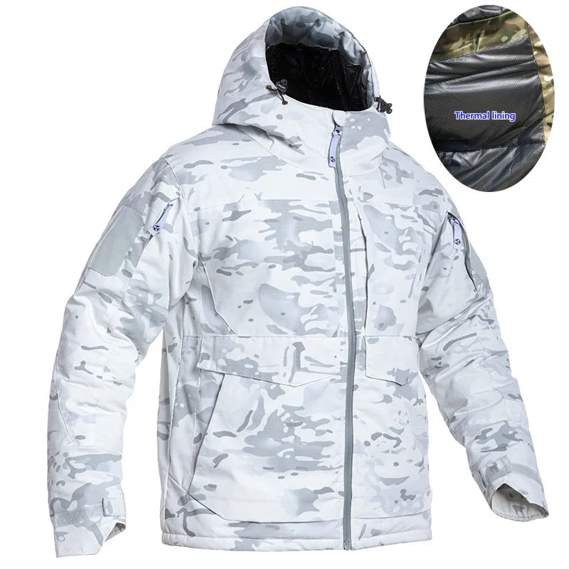 Veste M65 Tactique Chauffante pour Homme – Hiver, Coupe-Vent, Imperméable, Camouflage - BLACKBEARD OUTDOOR INDUSTRIES