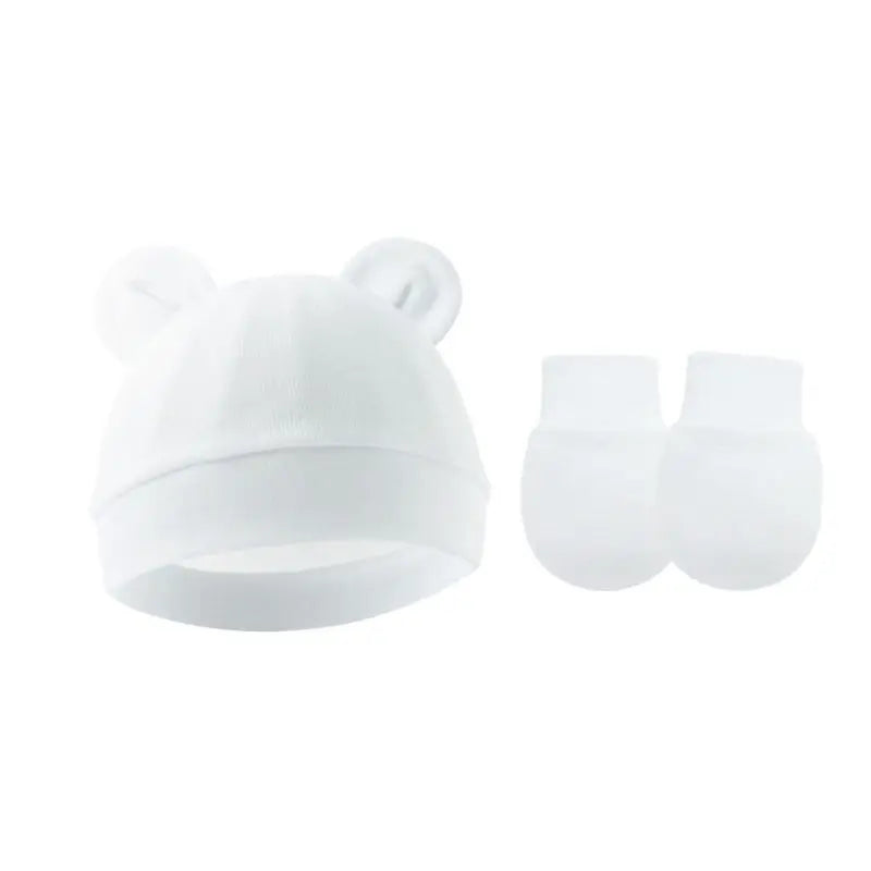 ensemble bonnet et gant coton pour enfants 1/3ans Ma boutique