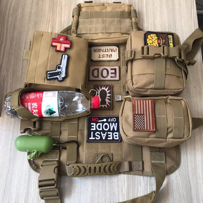 Gilet Tactique pour Chien – Harnais de Poitrine Robuste et Confortable Ma boutique