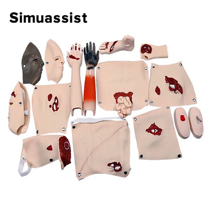 Module d'Évaluation des Traumatismes – Kit de Simulation d'Urgence Médicale, Modèle d'Enseignement de Soins d'Urgence (16 Pièces) - BLACKBEARD OUTDOOR INDUSTRIES