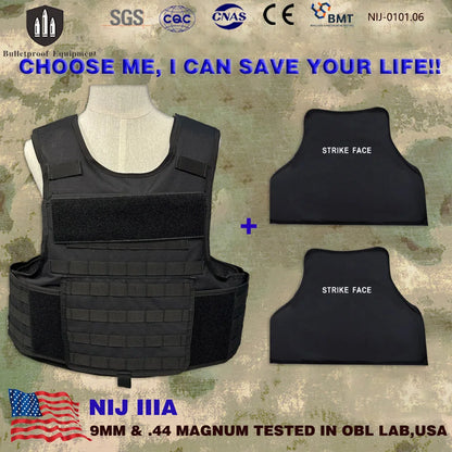 Gilet Pare-Balles NIJ IIIA Tactique 1000D - BLACKBEARD OUTDOOR INDUSTRIES