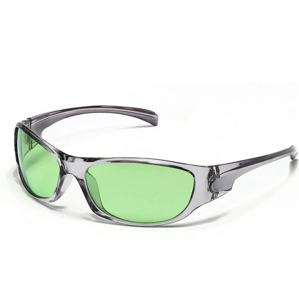 Lunettes de Soleil Y2K Argentées Unisexe – Style Punk 2000s Vintage - BLACKBEARD OUTDOOR INDUSTRIES