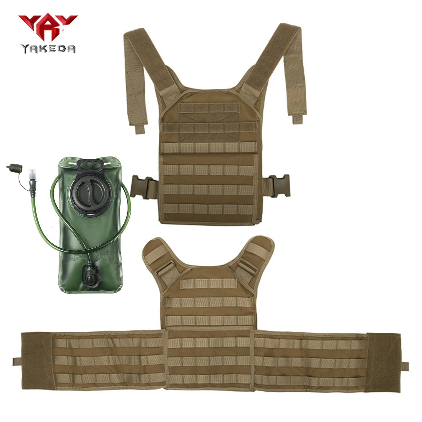Porte plaque CPC YAKEDA avec sangle ajustable et système molle - BLACKBEARD OUTDOOR INDUSTRIES