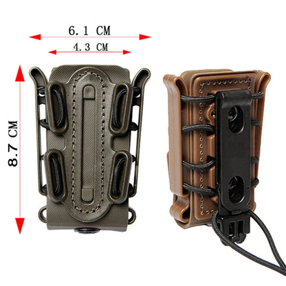 Poche à Chargeur Tactique Molle pour Magasin de Pistolet 9mm avec Clip de Ceinture (Compatible G17, G19, M9, P226) BLACKBEARD OUTDOOR INDUSTRIES