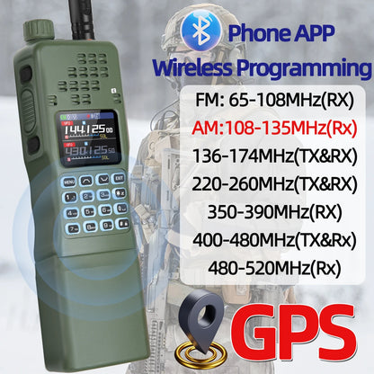Radio Baofeng AR-152 Pro GPS 12 000 mAh, PRC-152 pour Airsoft et Survie