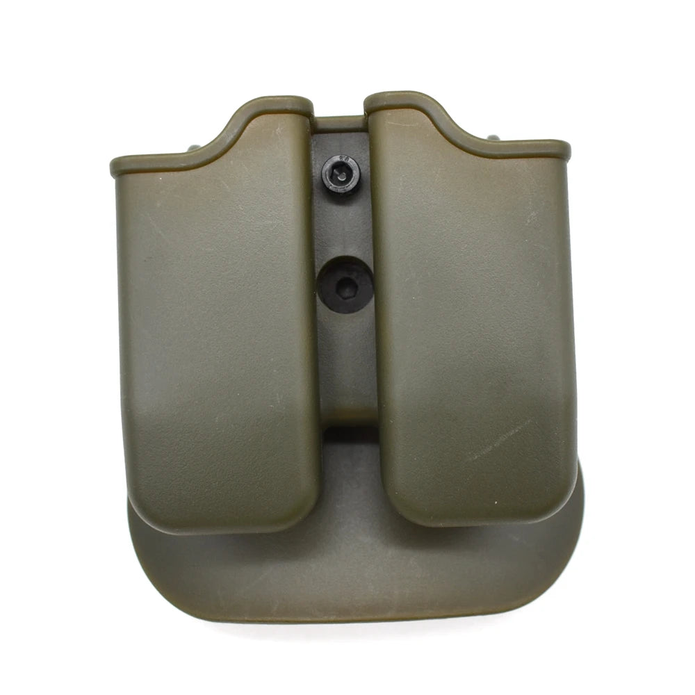 Holster Ceinture IMI Glock 17/19 Gen 1-4 + Porte-Chargeur Double 9mm – Polymère Léger, Droitier | Noir, Tan, Vert - BLACKBEARD OUTDOOR INDUSTRIES