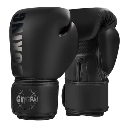 Gants de Boxe Cuir PU – MMA / Muay Thai / Sanda – 6 8 10 12 oz – Adulte & Enfant Unisexe - BLACKBEARD OUTDOOR INDUSTRIES