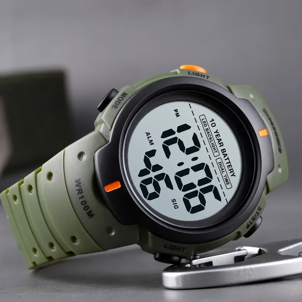 SKMEI 1560 – Montre Digitale Homme 100M Étanche - BLACKBEARD OUTDOOR INDUSTRIES