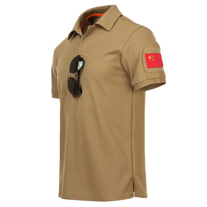 Polo Tactique Homme – T-shirt Respirant, Séchage Rapide, Idéal pour l'Été, Randonnée, Escalade et Loisirs en Plein Air - BLACKBEARD OUTDOOR INDUSTRIES