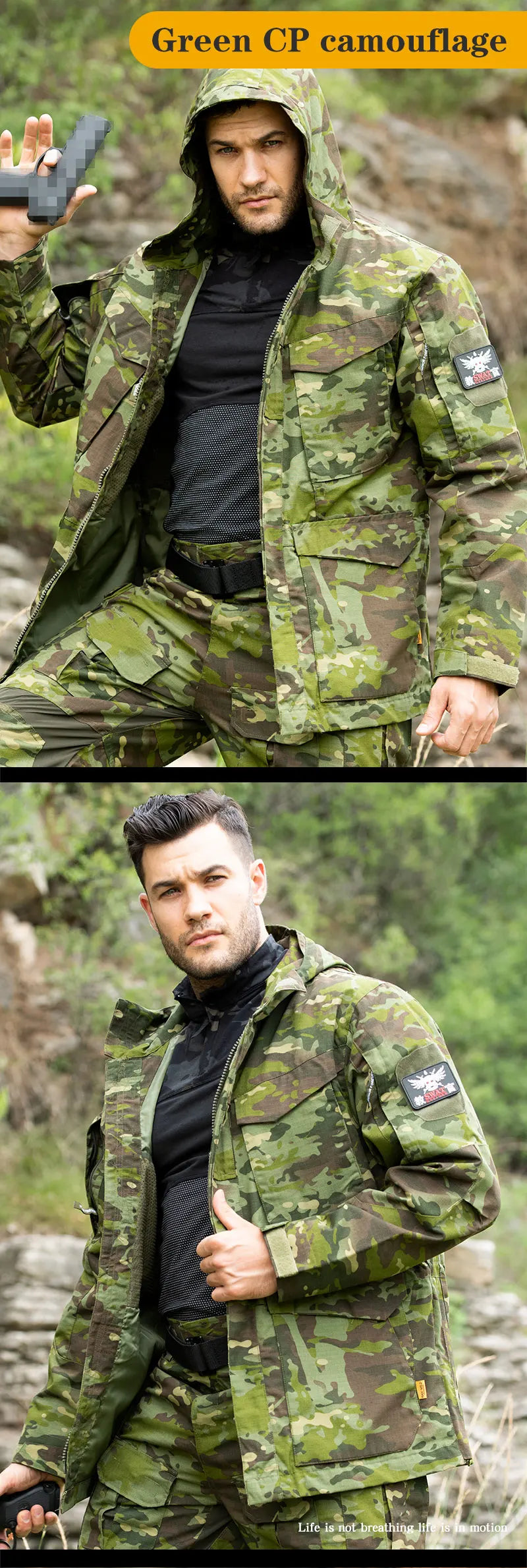 Veste Tactique Homme M65 | HAN WILD – Imperméable, Coupe-Vent, Multifonction - BLACKBEARD OUTDOOR INDUSTRIES