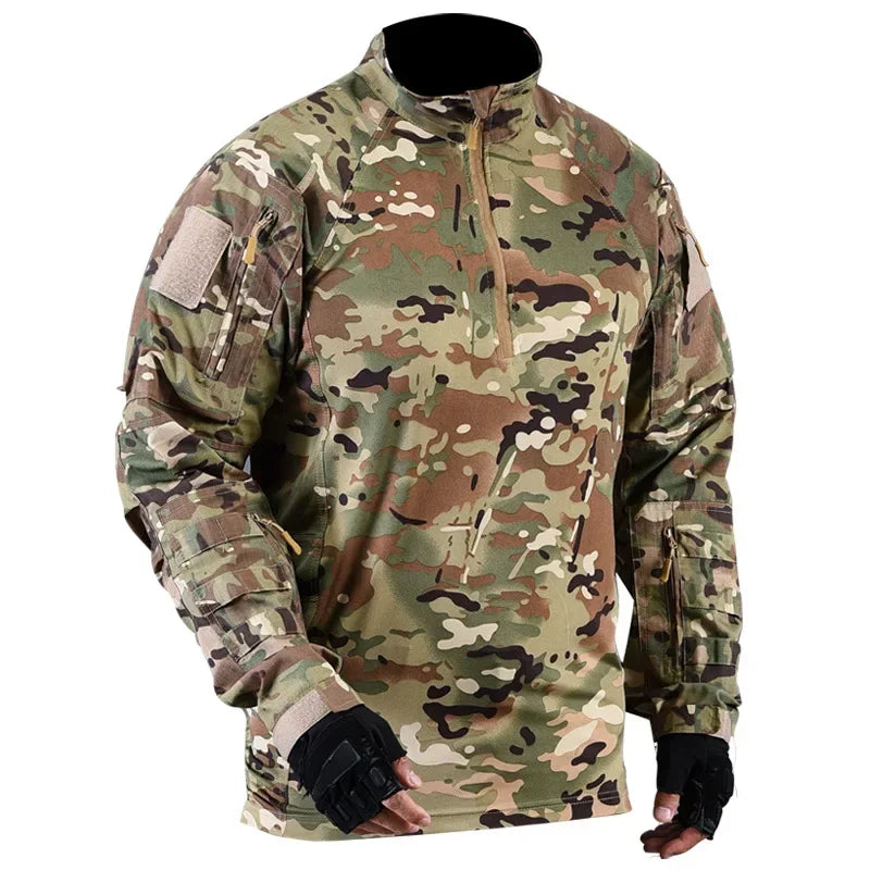 XMGOLONG PRO Pioneer Frog Suit – Haut Tactique G3 Été/Automne Camouflage CP | Séchage Rapide | Entraînement, Chasse, Airsoft - BLACKBEARD OUTDOOR INDUSTRIES