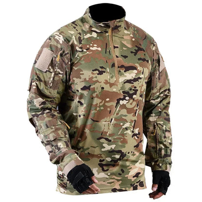 XMGOLONG PRO Pioneer Frog Suit – Haut Tactique G3 Été/Automne Camouflage CP | Séchage Rapide | Entraînement, Chasse, Airsoft - BLACKBEARD OUTDOOR INDUSTRIES